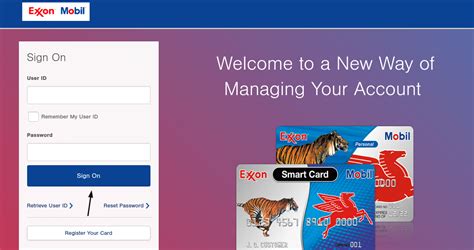 mobil smart card login|exxon mobil log in.